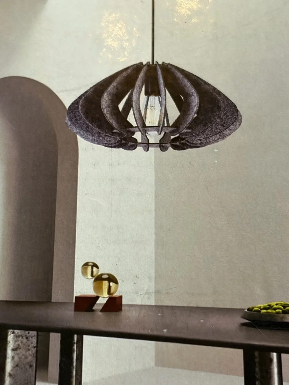 TimberAura Acoustic Felt Pendant Light,
